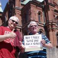 Two men from Bayern at Uspenski Cathedral