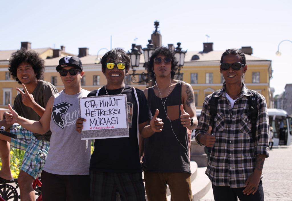Urban hitchhiking in Helsinki