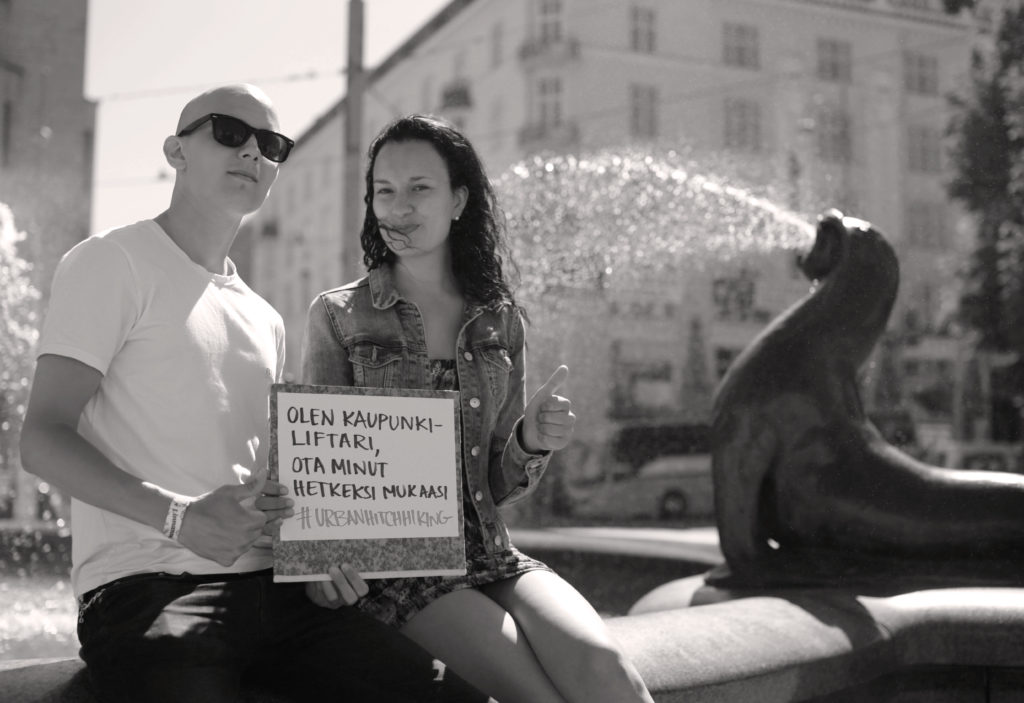 Urban hitchhiking in Helsinki
