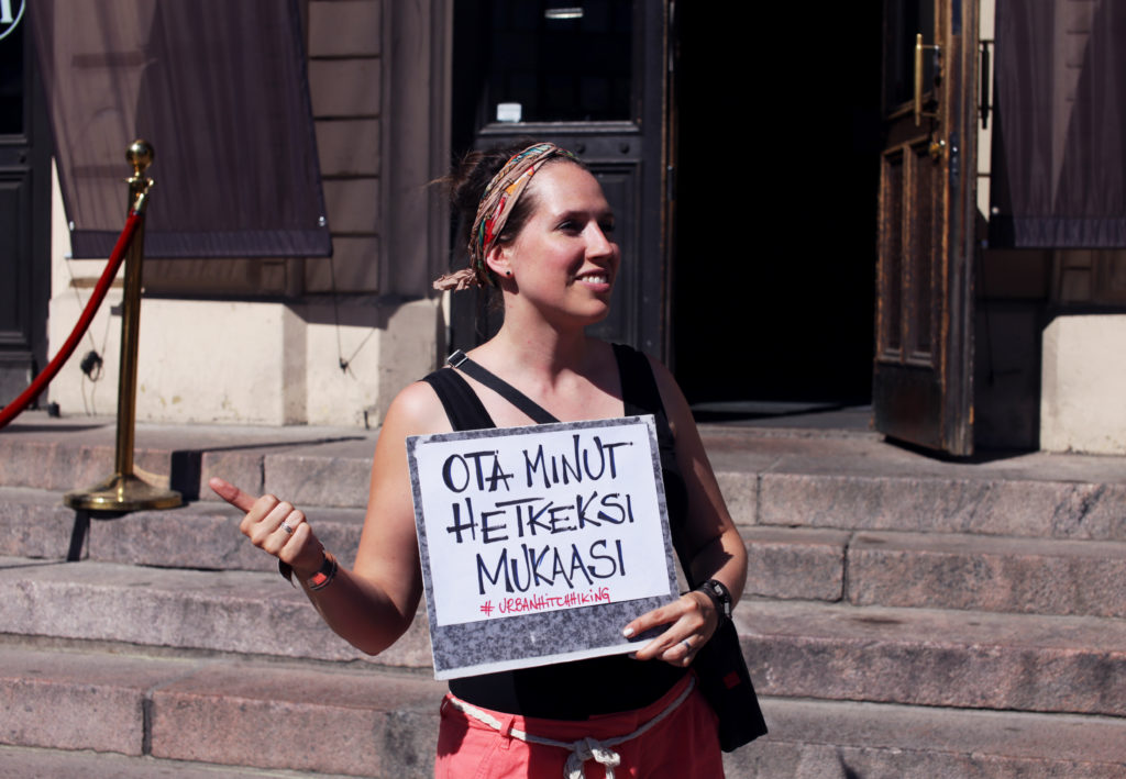 Urban hitchhiking in Helsinki