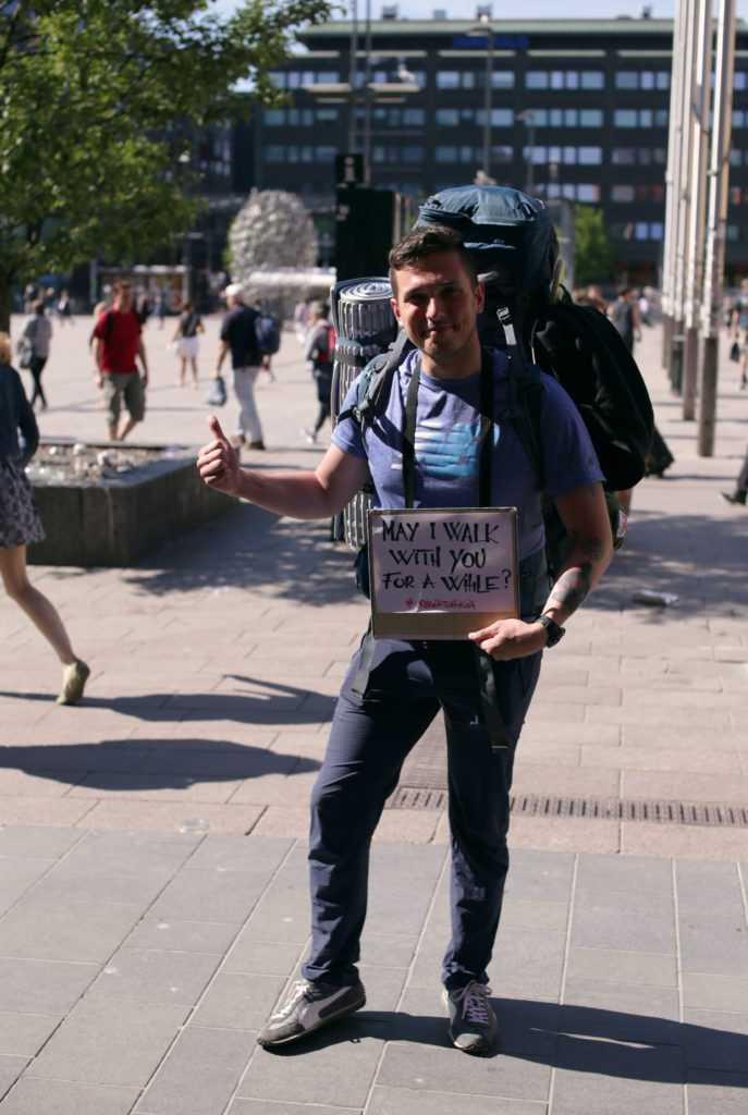 Urban hitchhiking in Helsinki