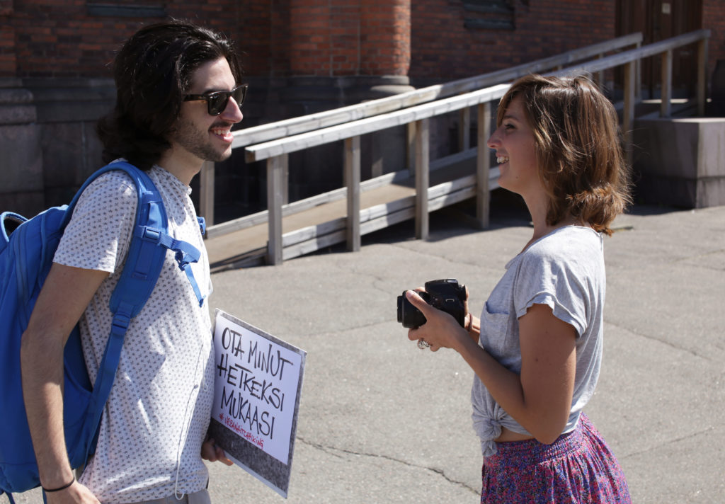 Urban hitchhiking in Helsinki