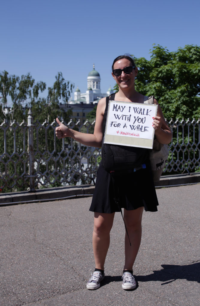 Urban hitchhiking in Helsinki