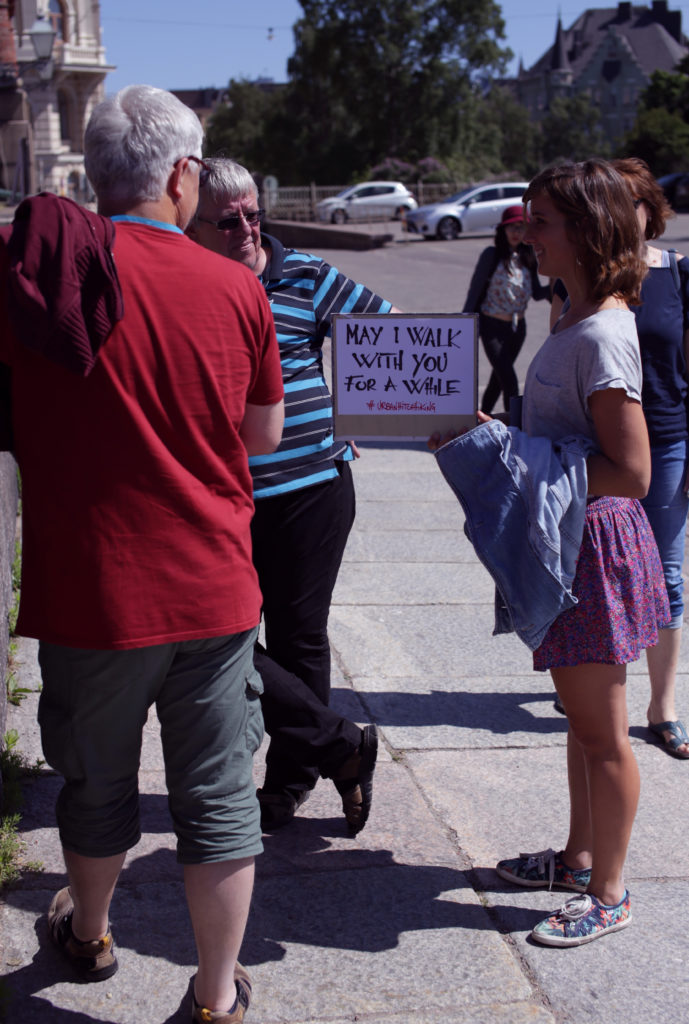 Urban hitchhiking in Helsinki