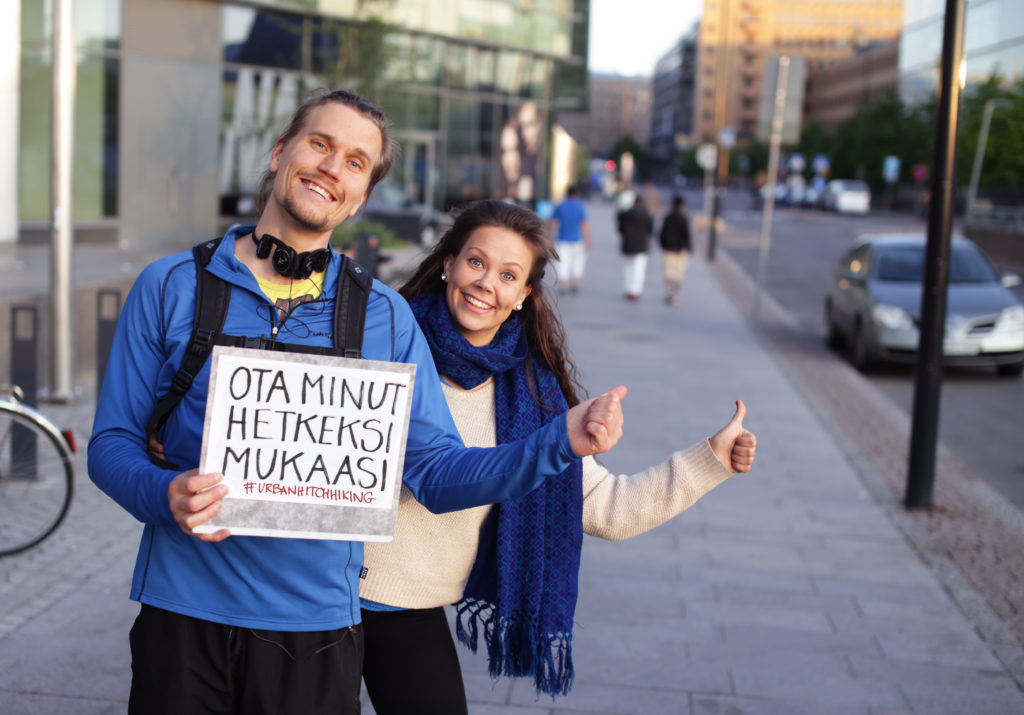 Urban hitchhiking in Helsinki