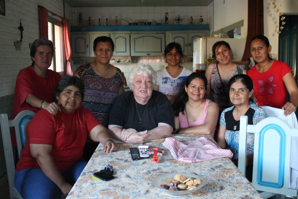 Sister Reneé and her employees in Campo Largo