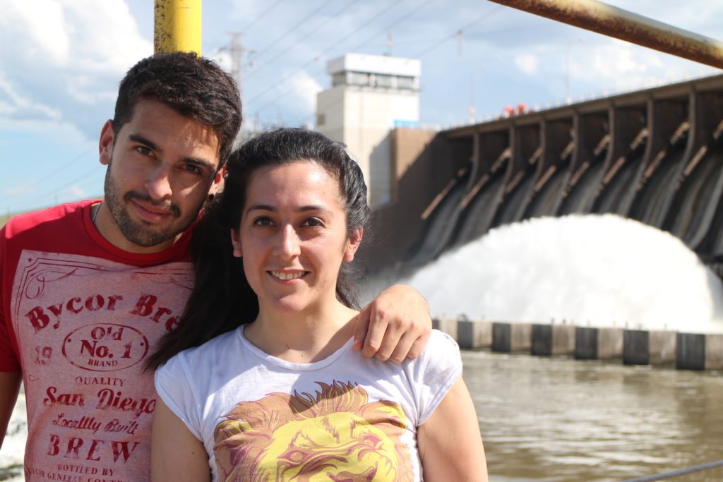 Sister and brother in Termas de Rio Hondo