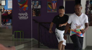 Norbey "Kanelo" Gil teaching salsa caleña